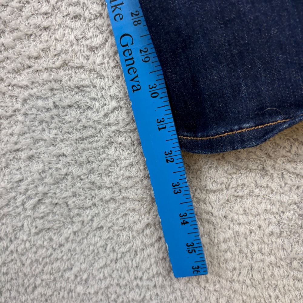 American Eagle Kick Boot Jeans Womens 10 Blue Next Level Stretch Dark Wash Denim - Picture 8 of 9